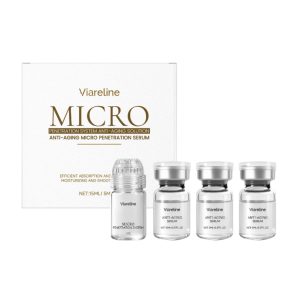 Compact Anti-aging Roller Microneedle Set
