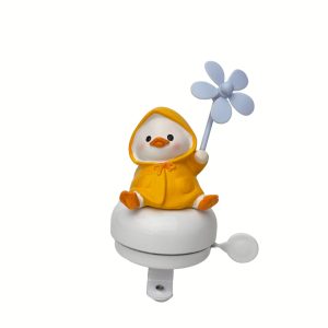 Bike Bell With Wind Sponners -Classic Bike Bells And Beach Cruiser Mountain Bike Bells For Adults And Kids With Loud Ring Sound