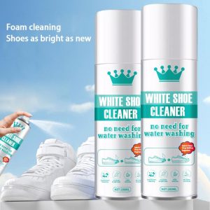 White Shoe Foam Stain Remover Breaks Down Oil And Grass Stains