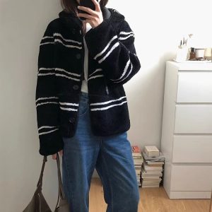 Chic Temperament Long Sleeve Top with Unique Design