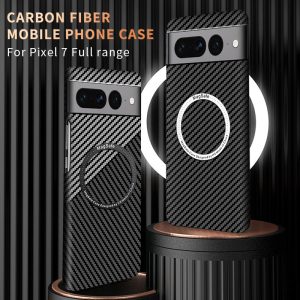 Magnetic Phone Case Wireless Charger PC Carbon Fiber Pattern