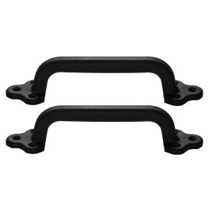 2Pcs Barn Door Handles 9 In Rustic Heavy Duty Carbon Steel Garden Gate Pulls