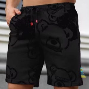 Bear Print Summer Beach Holiday Beach Pants
