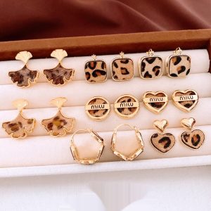 Genuine Gold Electroplated Silver Needle Maple Leaf  Horsehair Earrings