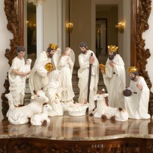 Religious Ornaments Christmas Resin 11-piece Set