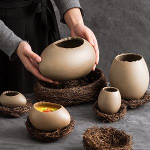 Creative Egg Shell Cooking Hotel Featured Abnormal-shape Bowl