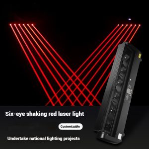 Six-eye Double Swing Full Color Laser Lamp