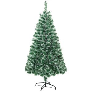 6FT Indoor Christmas Tree Artificial Decoration Xmas Gift With Metal Stand 375 Tips