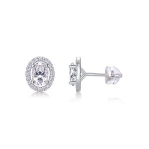 Phantom Night - Fashionable And Luxurious Diamond Jewelry Set With Moissanite S925 Sterling Silver And Platinum-plated Stud Earrings