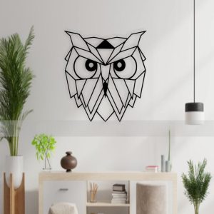 Owl Graphic Acrylic Wall Art