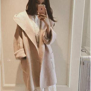 Plus Size Women's Spring And Autumn Thin Coat