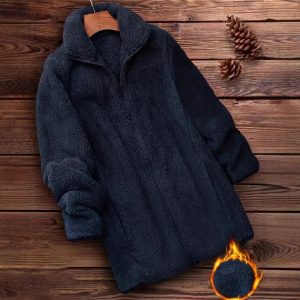 Fleece-lined Outdoor Fleece Coat Double-sided Fleece Jacket