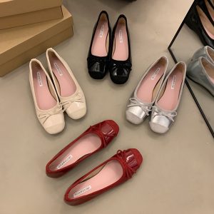 Spring And Autumn Retro Ballet Gentle Wanwan Style Shoes