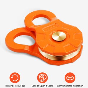 30 Ton Snatch Block Pulley Snatch 66,000 Lbs Capacity Off Road Recovery Tractor