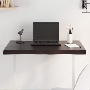 Table Top 80x50x(2-4) cm Solid Wood Treated Live Edge