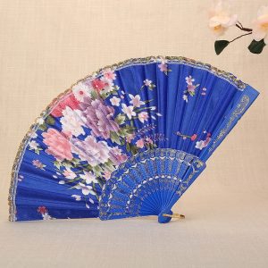 Silk Cloth Ladies Dance High-end Gift Plastic Fan