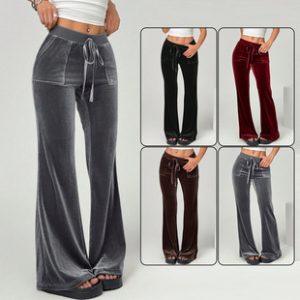 Women's Clothing Flared Trousers Commuting Figure Flattering Casual