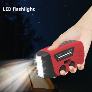 Rechargeable Hand Radio Emergency Disaster Prevention Power Torch