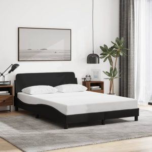 Dover Bed Frame Black 140x200 cm Fabric
