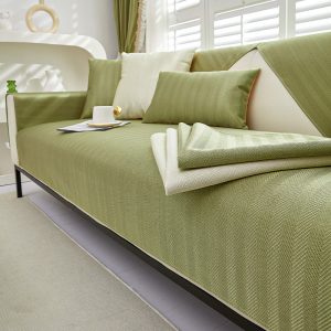 Cool Ice Silk Sofa Cushion Non-slip Sofa Cover