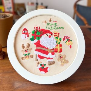 Christmas Decorative Painting Handmade Embroidery Diy