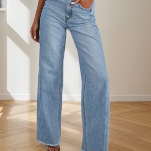 2025 New Women's Jeans, Denim Wide Leg Pants, Suitable For All Seasons