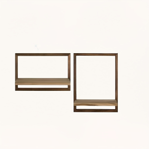 Brown Photo Frame 2-piece Set