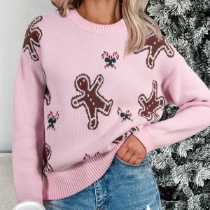 Women's Spring Round Neck Loose All-matching Slimming Sweater