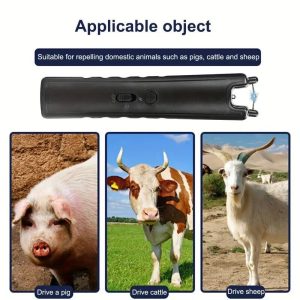 Electric Dog Repellent Stick, High Voltage Animal Repeller Stun Device With Safety For Outdoor Protection