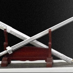 Dragon Soul Integral Sword High Manganese Steel  Self-Defense Cold Weapon  Collection-Grade  Unsharpened