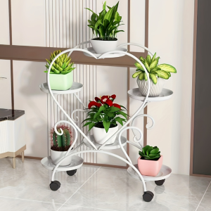 Heart-shaped Flower Pot Rack