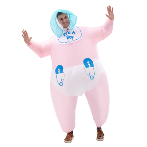 Men's Inflatable Costume Boys Giant Blow Up Party Halloween Christmas Child Baby Cosplay, Adult Size