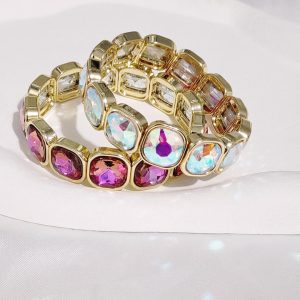 Special-interest Design Diamond Female Bohemian Gem Brace Lace Bracelet