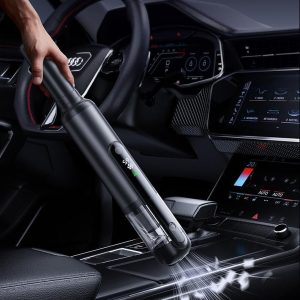 Green Light Dust-Detecting Handheld Car Vacuum Cleaner Wireless High-Suction Compact Portable Car Vacuum Cleaner For Vehicles