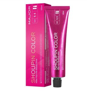 Single color cream covered white hair dye