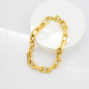 Men's High Sense Cuban Link Chain Hip Hop Style Niche Temperament Design Simple All-match