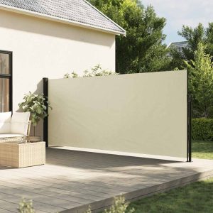 Side Awning Extendable Cream 160x300 cm