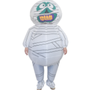 Inflatable Mummy Costume Air Blow Up Jaws Jumpsuit Fancy Dress Funny Carcharias Suit For Cosplay Party