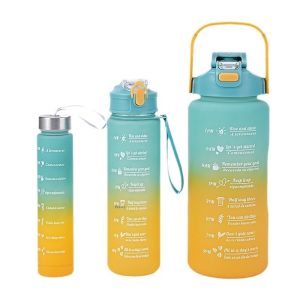 Three-piece Gradient Plastic Cup Outdoor Sports