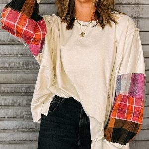 European And American Fashion Loose Niche Long-sleeved Top For Women