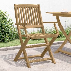 Garden Chairs 4 pcs. Foldable 57.5x54.5x90 cm Solid Acacia Wood