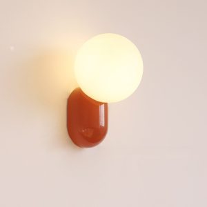 Mid-ancient Cream Style Background Wall Small Night Lamp