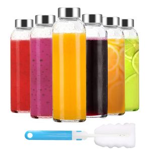 8pc Glass Water Bottle