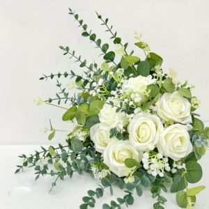 Cross-border Artificial Flower Wholesale Handmade Flowers Wedding Wedding Bride Bridal Bouquet Diy Bouquet Home Dress Up Flower Arrangement