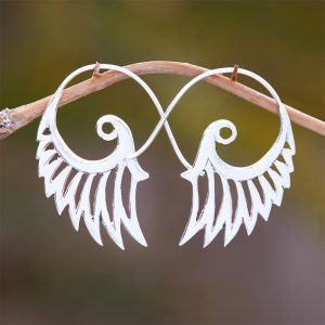 Retro Personalized Angel Wings Trendy High Class Elegant Earrings
