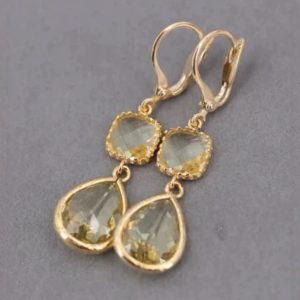 Retro Exaggerated Crystal Long Fringe Earrings