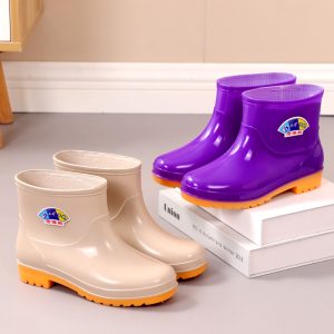 Ladies' Short Thermal Waterproof Non-slip Rain Boots