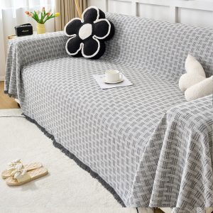 Cream Style Sofa Cushion Cover Towel Four Seasons Universal