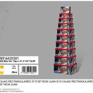 Juego De Cajas De Regalo De Navidad 10 Piezas