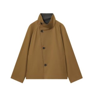 Casual Women's Short Double-sided Trench Coat